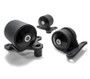Innovative 90-93 Accord F-Series Black Steel Mounts 75A Bushings
