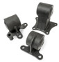 Innovative 90-93 Accord F-Series Black Steel Mounts 75A Bushings