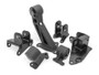 Innovative 96-00 Civic J-Series Black Steel Mounts 75A Bushings (EG/DC Subframe)