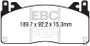 EBC 15-17 Ford Mustang Shelby GT350/GT350R Yellowstuff Front Brake Pads