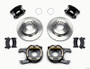 Wilwood D154 P/S Park Brake Kit 12 Bolt 2.75in offset Staggered Shock