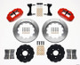 Wilwood Narrow Superlite 6R Front Hat Kit 14.00in Red Mitsubishi EVO VIII