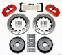 Wilwood Narrow Superlite 4R Rear Kit 14.00in Drill Red 97-04 Corvette C5/Z06 05-13 C6