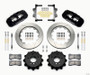 Wilwood AERO4 Rear Kit 14.00 2007-2011 BMW E90 Series w/Lines
