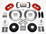 Wilwood Narrow Superlite 6R Front Hub Kit 12.88in Red 1970-1973 Mustang Disc Spindle