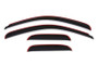 AVS 07-13 Chevy Silverado 1500 Ext. Cab Ventvisor Front & Rear Window Deflectors 4pc - Smoke