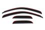 AVS 07-13 Chevy Silverado 1500 Ext. Cab Ventvisor Front & Rear Window Deflectors 4pc - Smoke