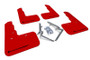 Rally Armor 17-22 Honda Civic Type R Red UR Mud Flap w/Black Logo