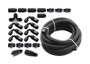 Torque Solution Braided Fuel Line Kit for -6 Aeromotive FPR & Flex Fuel Kit - 02-14 Subaru WRX