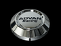 Advan 63mm Low Center Cap - Chrome