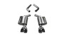 Corsa 2015-23 Dodge Challenger 6.4L/17-19 Challenger 5.7L Black Sport Axle-Back Exhaust w/3.5in Tips