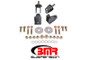 BMR 79-04 Fox Mustang Rear Coilover Conversion Kit w/o Control Arm Bracket - Black Hammertone