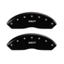 MGP 4 Caliper Covers Engraved Front & Rear MGP Black Finish Silver Characters 2018 Toyota 86