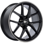 BBS CI-R 20x9 5x120 ET25 Satin Black Polished Rim Protector Wheel -82mm PFS/Clip Required