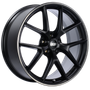 BBS CI-R 19x9 5x120 ET32 Satin Black Polished Rim Protector Wheel -82mm PFS/Clip Required