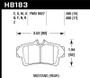 Hawk HP+ Street Brake Pads