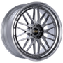 BBS LM 21x9 5x120 ET32 Diamond Black Center Diamond Cut Lip Wheel -82mm PFS/Clip Required