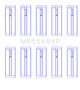 King Engine Bearings Acura D16A1/97-01 Honda H22A4/98+ F23A Performance Main Bearing Set - Size STDX