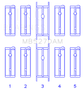 King Chrysler 148/148 Turbo DOHC 16V / Jeep 148 DOHC 16V (Size +0.25mm) Main Bearing Set