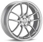 Enkei PF01SS 17x9 5x114.3 60mm Offset 75mm Bore Diameter Silver Wheel