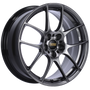BBS RF 17x7.5 5x100 ET48 Diamond Black Wheel -70mm PFS/Clip Required