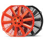 BLOX Racing 12inch Electric Slim Fan - Red