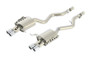 Borla 16 Chevy Camaro SS 6.2L w/ Dual NPP Atak Quad RD RL Tips Dual Exit Rear Section Exhaust