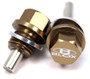 BLOX Racing Magnetic Drain Plug - Oil / 14x1.5mm (Fits Honda Mitsubishi Ford GM Mazda Suzuki)