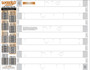 Studding Template 2.86 Pitch 2-ply