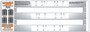 Studding Template 2.52" Pitch Single Ply