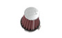 K&N Universal Chrome Filter 2.125 in Flange ID / 3in Base OD / 2in Top OD / 2.75in Height