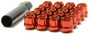 Wheel Mate Muteki Open End Lug Nuts - Red 12x1.50