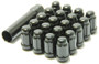 Wheel Mate Muteki Closed End Lug Nuts - Deep Black 12x1.50