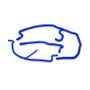 Mishimoto 05-08 Chevy Corvette/Z06 Blue Silicone Ancillary Hose Kit