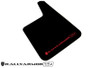 Rally Armor Universal Fit (No Hardware) UR Plus Black UR Mud Flap w/ Red Logo