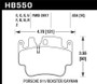 Hawk 98-05 Porsche 911 Front & Rear / 00-07 Boxster / 06 Cayman Front DTC-60 Race Brake Pads