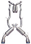 Injen 09-20 Nissan 370Z Dual 60mm SS Cat-Back Exhaust w/ Built In Resonated X-Pipe