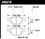 Hawk 06-10 BMW M5/M6 Perf Ceramic Street Front Brake Pads