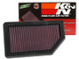 K&N Replacement Air Filter 10.625in O/S Length x 5.75in O/S Width x 1in Height