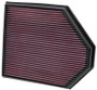 K&N Replacement Air Filter for 11-12 BMW X3 3.0L L6