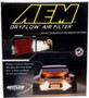 AEM 07-10 Impreza / 08-10 Forester 8.75in O/S L x 8.563in O/S W x 2.438in H DryFlow Air Filter