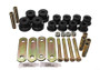 Energy Suspension 67-81 Chevrolet Camaro Black Heavy Duty Shackle Set (Includes Hardware)