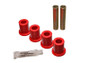 Energy Suspension 80-96 Ford Bronco / F150 / F250 / F350 Red Rear 4WD Frame Shackle Bushings Set