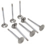 GSC P-D 4G63T Evo 1-9 / 90-98 DSM Chrome Polished Exhaust Valve - 30.5mm Head (STD) - SET 8