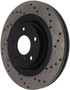 StopTech 08-09 Infiniti EX35 / 05-08 G35 / 09 G37 / 06-09 M35/M45 Drilled Left Front Rotor