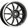 Enkei J10 16x7 5x100/114.3 38mm Offset 72.62mm Bore Dia Matte Black w/ Machined Lip Wheel