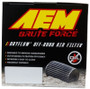 AEM Brute Force Dryflow Air Filter - Conical 6in Base OD / 5.125in Top OD / 5.25in Height