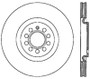 StopTech 09 VW Passat CC / 06-09 Passat Slotted & Drilled Right Front Rotor
