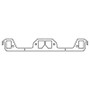 Cometic Chrysler LA V8 .043in Copper Exhaust Manifold Gasket Set
