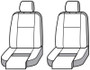 Covercraft 21-2024 Jeep Grand Carhartt Super Dux PrecisionFit Custom Front Row Seat Covers - Black
